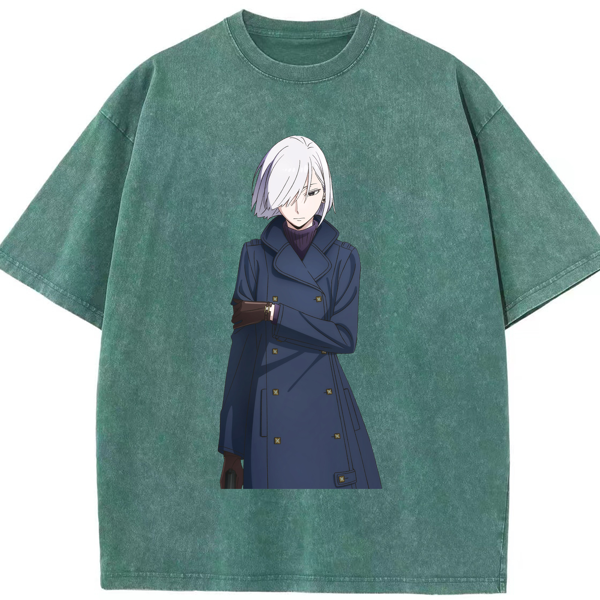 （画像用） SPY×FAMILY间谍家家酒 綿100% ヴィンテージ風 半袖Tシャツ（フロントプリント）
